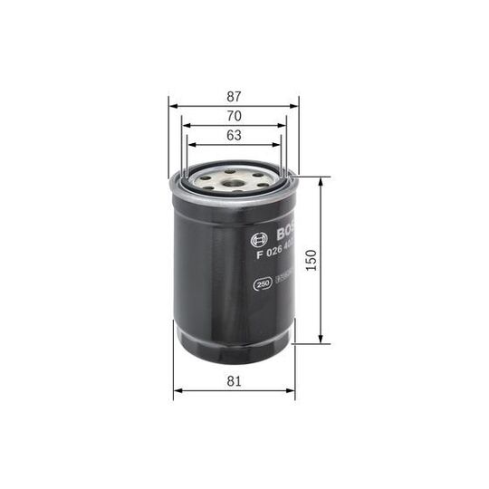 F 026 402 127 - Fuel filter 