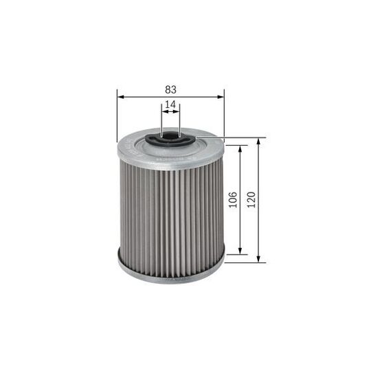 F 026 402 142 - Fuel filter 