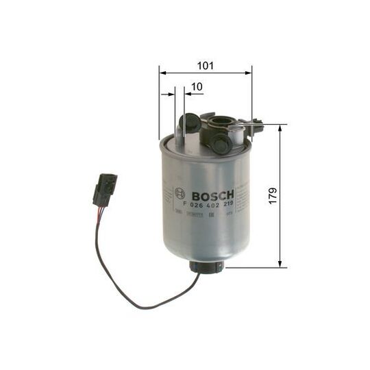 F 026 402 219 - Fuel filter 