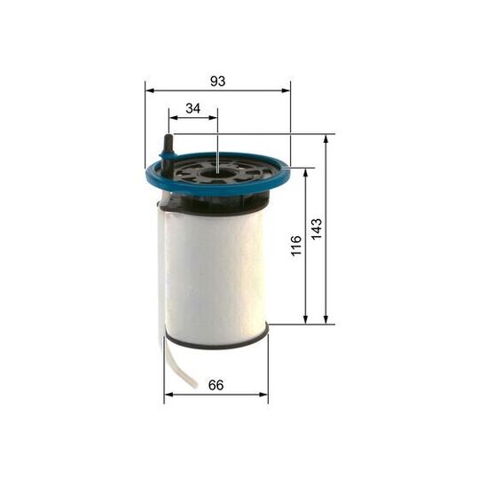 F 026 402 212 - Fuel filter 