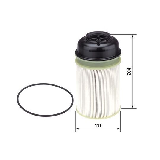 F 026 402 233 - Fuel filter 