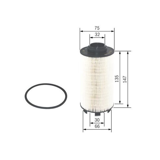 F 026 402 180 - Fuel filter 