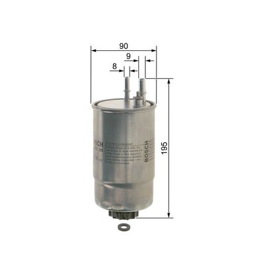 F 026 402 206 - Fuel filter 