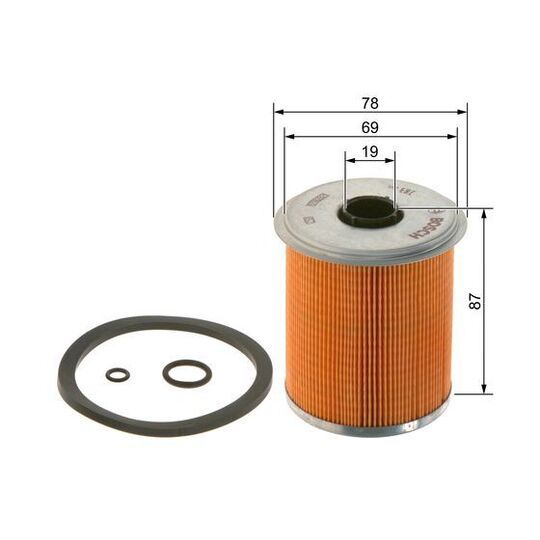 F 026 402 521 - Fuel filter 