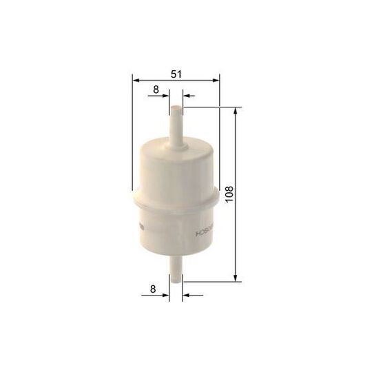 F 026 402 351 - Fuel filter 