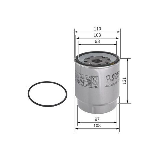 F 026 402 794 - Fuel filter 