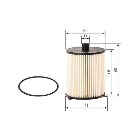 F 026 402 810 - Fuel filter 