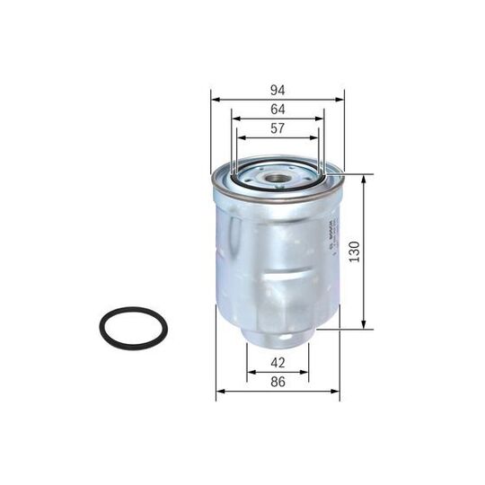 F 026 402 830 - Fuel filter 