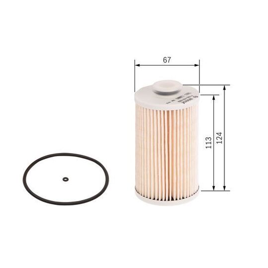 F 026 402 829 - Fuel filter 