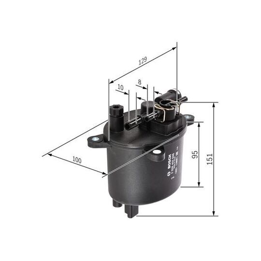 F 026 402 846 - Fuel filter 