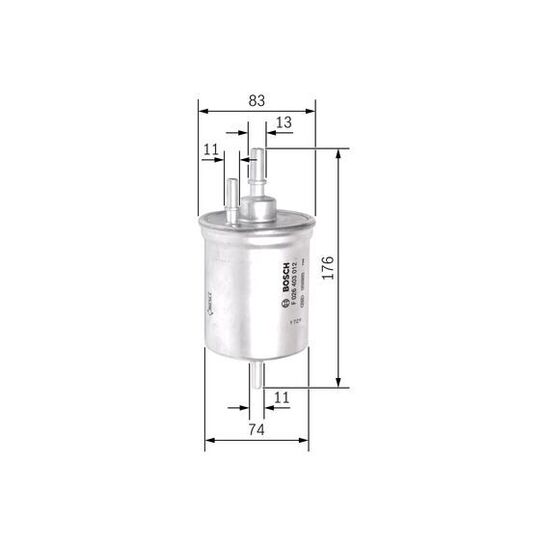 F 026 403 012 - Fuel filter 