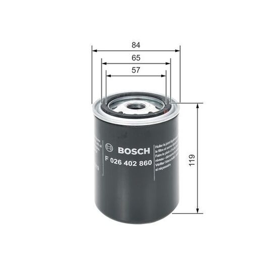 F 026 402 860 - Fuel filter 