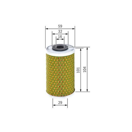 F 026 404 000 - Hydrauliikkasuodatin, automaattivaihteisto 