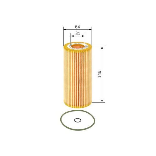 F 026 404 019 - Oil Filter, manual transmission 