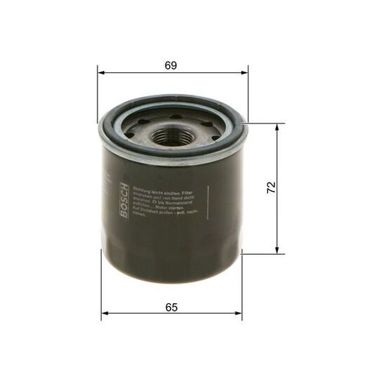 F 026 407 001 - Oil filter 
