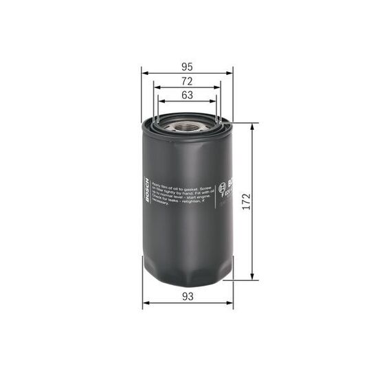 F 026 407 101 - Oil filter 
