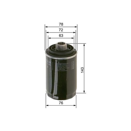 F 026 407 080 - Oil filter 