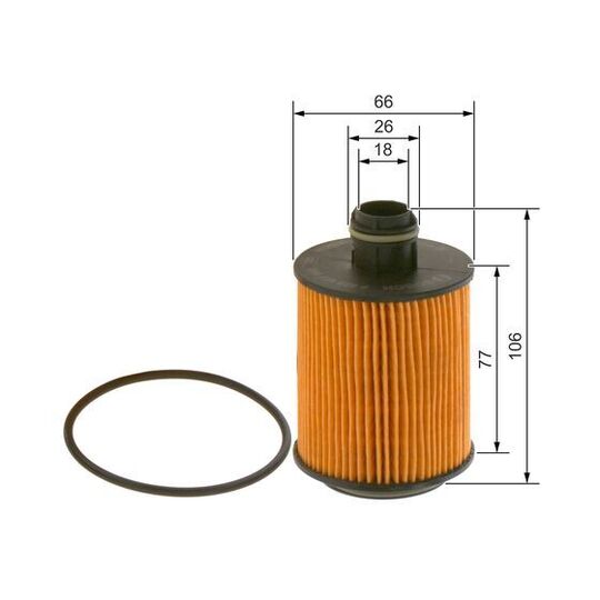 F 026 407 095 - Oil filter 
