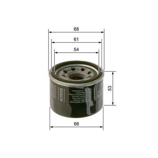 F 026 407 089 - Oil filter 