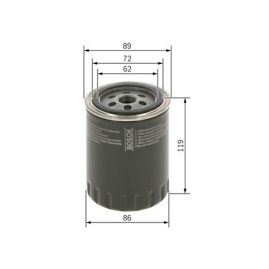 F 026 407 136 - Oil filter 