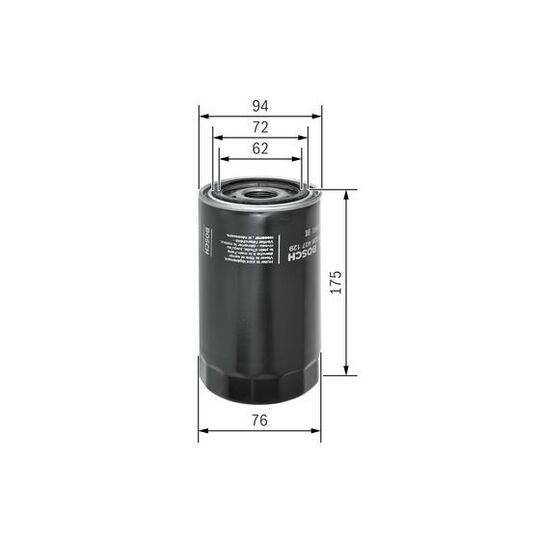 F 026 407 129 - Oil filter 