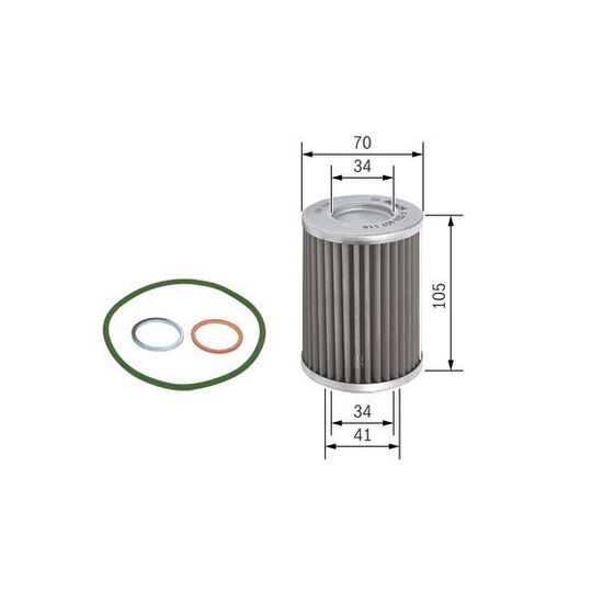 F 026 407 118 - Oil filter 