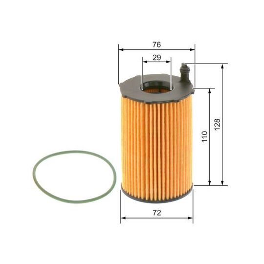 F 026 407 122 - Oil filter 