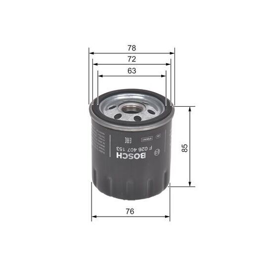 F 026 407 153 - Oil filter 