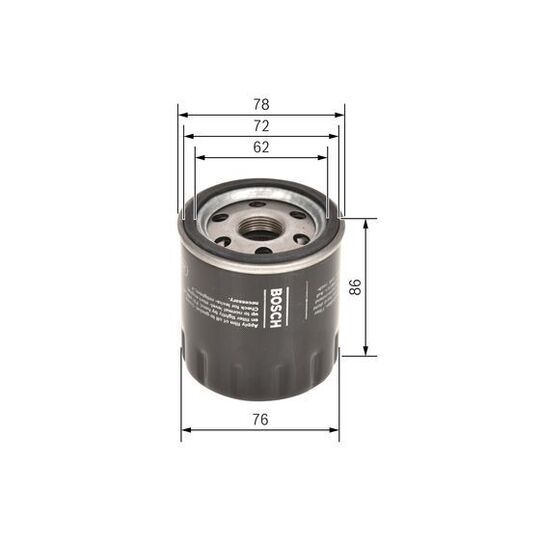 F 026 407 188 - Oil filter 