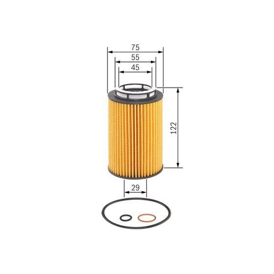 F 026 407 158 - Oil filter 