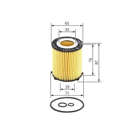 F 026 407 166 - Oil filter 