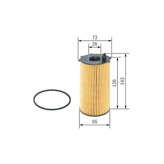 F 026 407 207 - Oil filter 