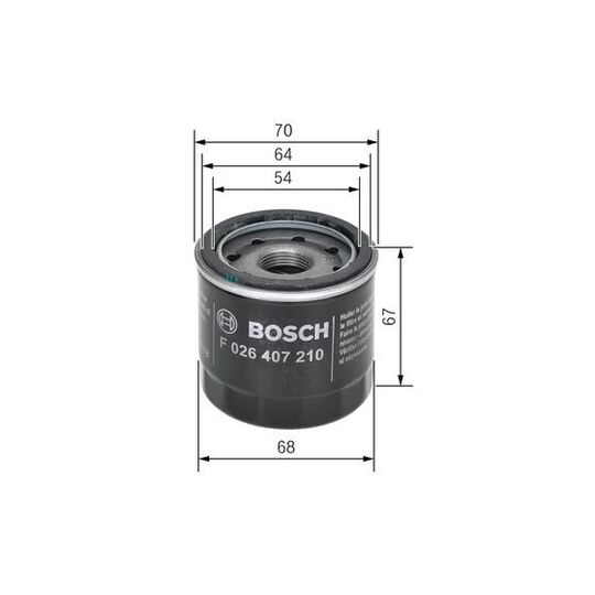 F 026 407 210 - Oil filter 