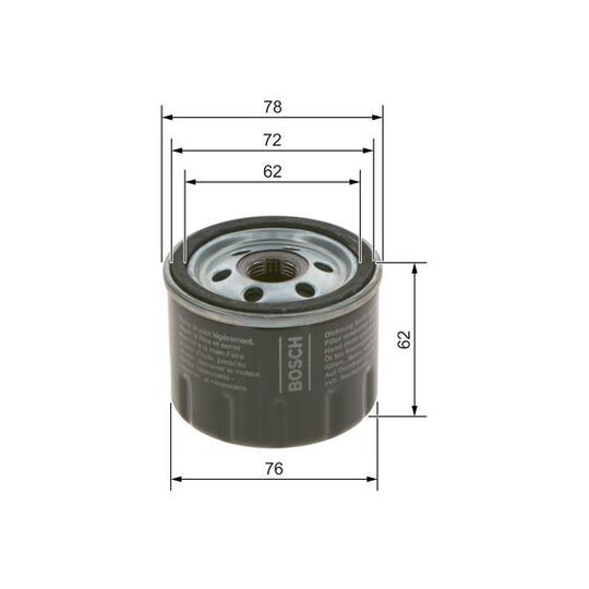 F 026 407 279 - Oil filter 