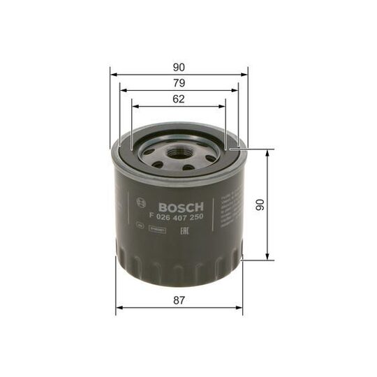F 026 407 250 - Oil filter 