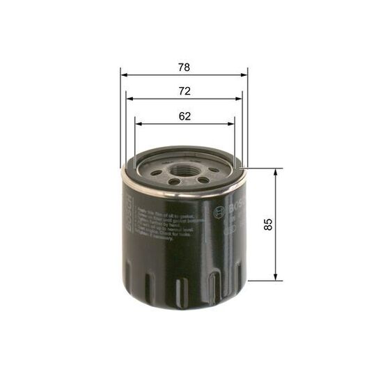 F 026 407 300 - Oil filter 