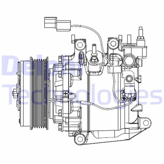 CS20503 - Kompressori, ilmastointilaite 