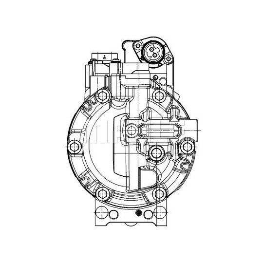 ACP 1453 000P - Kompressori, ilmastointilaite 