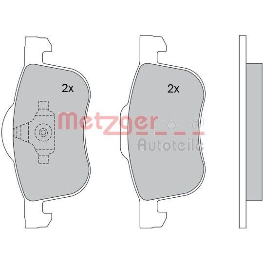 1170013 - Brake Pad Set, disc brake 