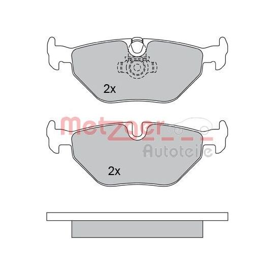 1170120 - Brake Pad Set, disc brake 