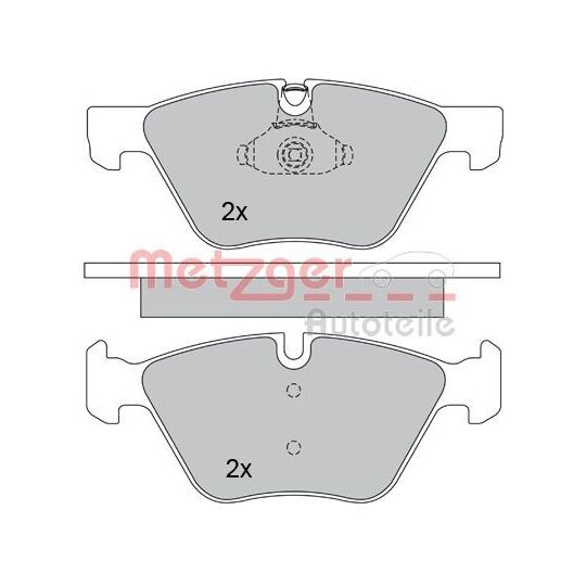 1170203 - Brake Pad Set, disc brake 