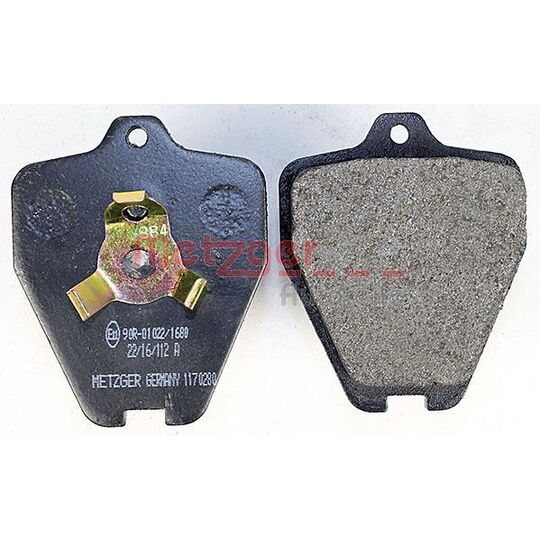 1170280 - Brake Pad Set, disc brake 