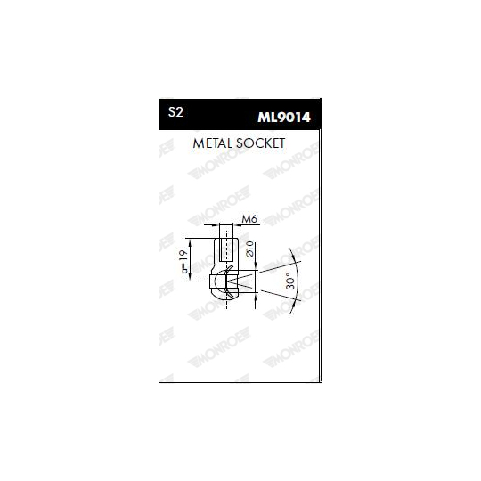 ML5540 - Gas Spring, boot-/cargo area 