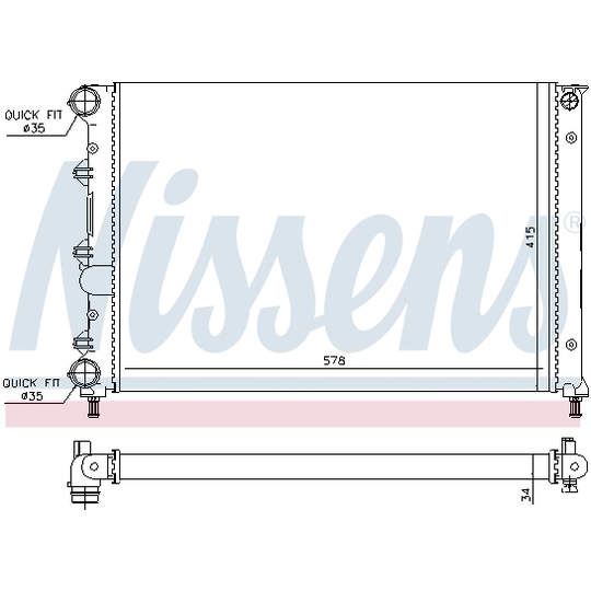 60071 - Radiator, engine cooling 