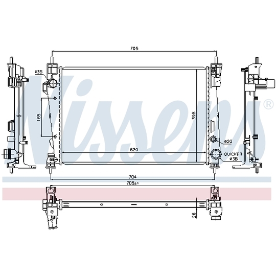 60065 - Radiator, engine cooling 