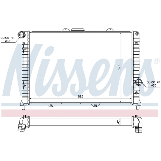 60056 - Radiator, engine cooling 