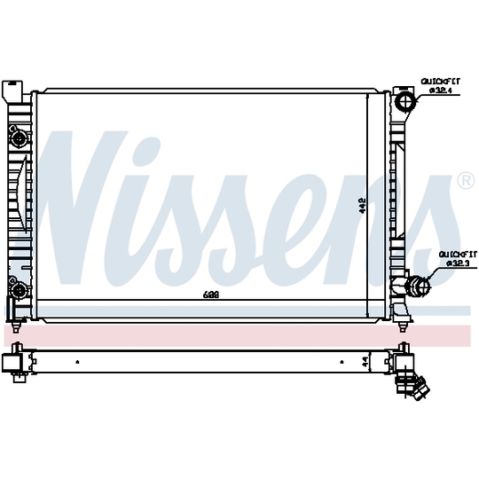 60424 - Radiator, engine cooling 