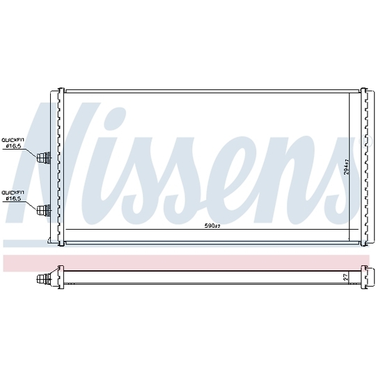 606517 - Radiator, engine cooling 