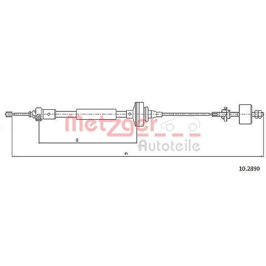 10.2890 - Clutch Cable 