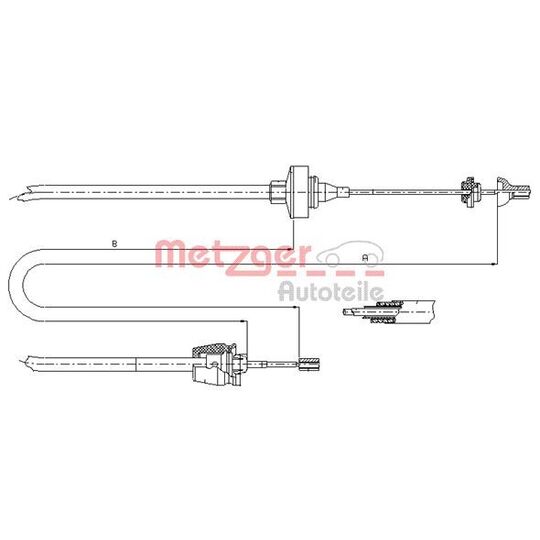 10.2372 - Clutch Cable 
